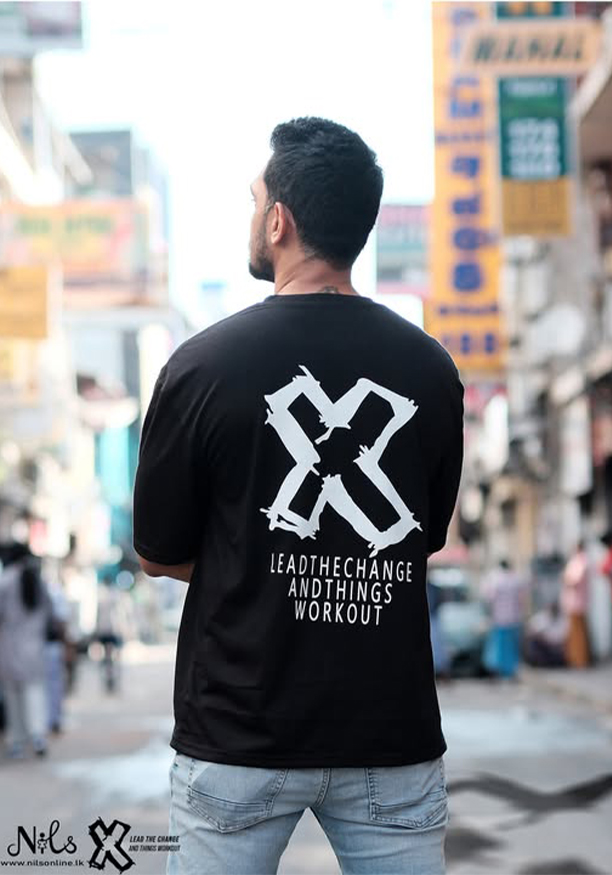 LEAD THE CHANGE BOX FIT BLACK UNISEX T SHIRT